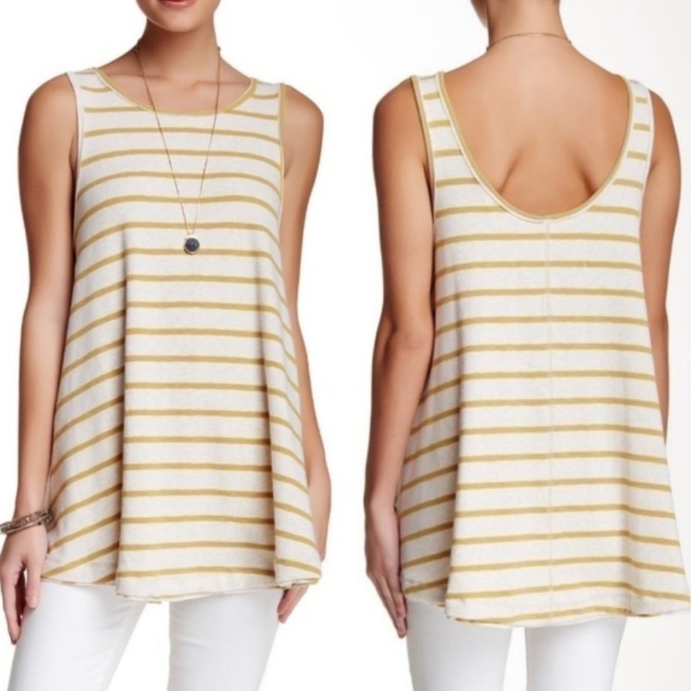 We The Free Urban Outfitters Striped Swing Tunic Tank Top
